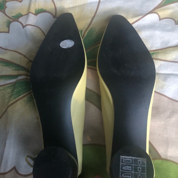 Yellow Reike Nen sling back mule 39.5 - Picture 4 of 6